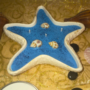 Concha com mar Azul