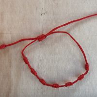 Pulseira 7 nós Vermelha